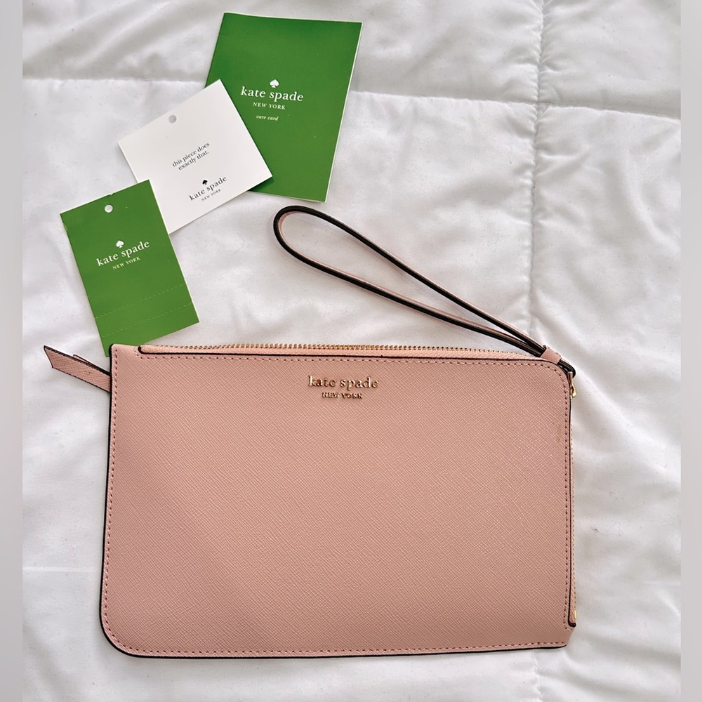 Kate Spade pink wristlet/ wallet